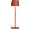 Wilmà Classic Lampada da Tavolo Led Ricaricabile Impermeabile Autonomia 23h | Lampada da Scrivania in Alluminio IP54, Lampada Dimmerabile Led Ricaricabile Senza Fili con Touch Control e Antiribaltamento