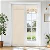 Vatge Tende per porte francesi, rivestimento per finestra per porta d'ingresso, per privacy, tende luminose per patio e finestre in vetro, 1 pannello, larghezza 66 x lunghezza 70 cm, beige chiaro