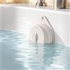 Gosknor Tappo Scarico Troppo Pieno Magnetico Silicone per Vasca Bagno | Tappo Scarico Troppo Pieno Universal per Vasca Bagno Accessorio Spa per Bagni Profondi Aggiunge Centimetri d'Acqua Alla Vasca