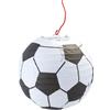Hoite Paralume da soffitto per camera da letto dei ragazzi, in carta, da 20 cm, con motivo a pallone da calcio, decorazione pieghevole fai da te.