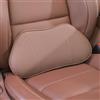 Dapucarin Cuscino Lombare Auto Ergonomico, Supporto Lombare Auto in Memory Foam e Pelle, Cuscini Lombare Sedile Ufficio, Supporto Schiena Sedia Gaming, Fodera Traspirante e Lavabile, Marrone, 1 Pezzo
