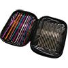 VOANZO 22pc Set di uncinetti Multicolori con Borsa per Tessitura Ferri da Maglia Strumento Artigianale Il miglior Set Sia per Principianti Che per Professionisti