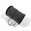 GDO GIOIE D'ORIENTE Cordone Strass in Silicone, 4 mm x 50 m, con Cristalli Decorativi per Accessori Moda Borse Fai da te (Ematite, 4.0 Millimetri X 50.0 Metri)
