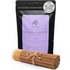 Incensera Incenso Bastoncini Naturali Lavanda, 100 Pezzi, Senza Carbone | Profumo per Relax e Meditazione, Naturali e Vegani, Idea Regalon