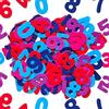 Jtnohx 150 pezzi di numeri adesivi, numeri adesivi, decorazioni in feltro per la scuola, autoadesivo artigianali per kit di accessori per scrapbooking