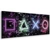 murando - Quadri Moderni Camera da Letto, Stile Gaming Giocatori, 80x30 cm | Chiodi Inclusi, 4 Pezzi, Quadro Moderno, Stampa su Tela, Componibili, Resistenti Allo Sbiadimento, Produzione Europea