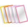 yisncka 5 piccoli specchi per bambini, infrangibili, infrangibili, 15,2 x 10,2 cm, angoli rotondi, quadrati, ininterrotti, per scuola, aule, bagno, artigianato fai da te (caramelle)