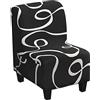 AQIGR Fodera per Poltrona 1 Posto Senza Braccioli ,Coprisedia Poltroncina Fodera Protettiva Poltroncina Copripoltrona Stampato Elasticizzati Fodera Protettiva Per Poltrona Relax ( Color : E , Size : 1PC )