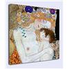 Grafic Quadro Klimt Madre e bambino - Klimt donna con bambino - stampa su tela canvas con o senza telaio (CM 50X50, QUADRO CON TELAIO IN LEGNO)