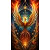 ARTGOTO Diamond Painting Quadrati Adulti Grandi Dimensioni Kit Completo,40x70cm Pittura Diamante Adulti Fenice E,Fornito con Diamond Painting Quadrato Accessori per la Decorazione