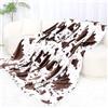 SEEGU Coperta in pile di flanella con stampa mucca, morbida, calda, leggera, per padre, madre, papà, figlia, amici, famiglie, coppie, animali domestici, ragazzi, ragazze, misura doppia, 152,4 x 203,2 cm