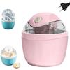 Carroterr 2026 Nuova piccola macchina per gelato domestica, mini macchina elettrica rapida per gelato personale da 15 minuti, macchina personale per gelato e sorbetto, produttori elettrici compatti per cucina