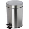 Blomus 66720 Pattumiera a pedale Nexio , acciaio inossidabile opaco, 3 L