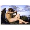 QOTOPGPG Stampa artistica su tela, motivo: Angelo caduto di Alexandre Cabanel, 1868, decorazione artistica da parete per soggiorno, camera da letto, 50 x 75 cm