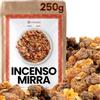 Vibratis Incenso di Mirra Naturale 250g - Incenso Puro in Grani per Purificazione e Meditazione - Qualità Superiore