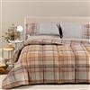 Caleffi Trapunta Matrimoniale Cottage in Cotone 260x265 Made in Italy Ambra