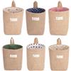 Rmeet Cestino Portaoggetti,6 PCS Cestini Portaoggetti da Appendere Sacca Portaoggetti da Appendere Portaoggetti Bagno da Appendere Con Maniglia Per Giocattoli Trucco Piccoli Oggetti