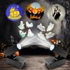 SKJJM Proiettore Luci Halloween, Lampada di Proiezione a LED con Zucca e Teschio, Proiettore Dinamico Di Halloween, Luci Decorative per il Giardino, la Finestra, il Cortile, le Feste, le Luci