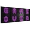murando - Quadri Moderni Camera da Letto, Stile Gaming Giocatori, 80x30 cm | Chiodi Inclusi, 4 Pezzi, Quadro Moderno, Murale Arte, Stampe da Parete, Resistenti Allo Sbiadimento, Produzione Europea