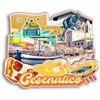 Quwsne Calamita da frigorifero Cesenatico Italia, souvenir da viaggio in città, regali turistici, 3D, monumenti classici, artigianato fatto a mano, decorazione per la casa, 1128