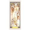Posterlounge Le quattro stagioni - Inverno Poster | 20 x 50 cm di Alfons Mucha Beige Quadri Decorazione per pareti