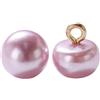Whakano 10 bottoni in perle con occhiello, 10 mm, bottoni decorativi per cucito e fai da te, bottoni di ricambio per maglioni fai da te, cappotti, camicia, regalo, colore rosa