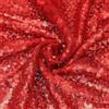 sourcing map Tessuto con paillettes rosse, al metro, lunghezza 1,3 m, larghezza 1,3 m, con paillettes luccicanti, per cucito fai da te, vestiti, sfondi, tovaglie, runner da tavola