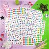Padabayka Piccoli Adesivi Musicali per Bambini, Note Musicali Adesive, Decalcomanie per Taccuino Musicale, Regali per Bambini Amanti della Musica, Decorazioni Feste a Tema Musicale - Music Stickers for Kids