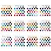 Generico Carte Palette Colori Stagionali,12 Pezzi In Acrilico Trasparente Stagionale | Guida Abbinamento Carte Campione Colore,Per Abbigliamento Rossetto Ombretto Borsa