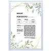 SUNLUX Portafoto Nero in MDF - Cornice con Vetro Infrangibile, da Tavolo o Parete, Orientamento Verticale e Orizzontale, per Foto, Stampe, Poster e Certificati (Bianco, 40x60cm)
