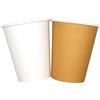 Cocobanana Bicchieri di Carta da 240ml, Monouso, Biodegradabili - Cartone Adatto a Uso Alimentare, Inodore e Insapore - per Bevande Calde & Fredde, caffè, tè, Aperitivi, Cocktail - Avana, [100]