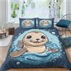 ZHUICHENG foca carina Set Copripiumino Con Stampa 3D Stampa Set Di Biancheria Da Letto Con Copriletto in Microfibra Animali marini Copripiumino Soft Chic 3 Pezzi Per Adulti E Ragazzi Double（200x200cm）