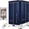 Ddasam stendino asciugapanni elettrico, Asciugatrice portatile ad aria calda, asciugatrice armadio winter 2200w Armadio per Asciugatura Ad Aria Calda Silenzioso, Muto E Indipendente, termostatico