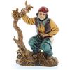 Moranduzzo Caganer per Presepe da Cm 10 Scala 1:20 - Statuine Presepe Indistruttibili - Stile 700', Pittura Rifinita a Mano, Prodotto Ufficiale, Made in Italy, Scultore M. Landi