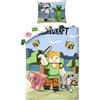 Halantex Minecraft Steve Alex Creeper Copripiumino Singolo 140x200 + Federa | Set lenzuola reversibile | Microfibra ultra morbida asciugatura rapida Oeko-Tex | Minecraft | Regalo | Lavabile in lavatrice