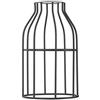 Hoopzi Paralume a Gabbia Originale per Sospensioni Bala e Hang | Compatibile con portalampada E27, acciaio laccato, per lampada a sospensione o creativa, colore nero