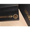 VERSACE Medusa Collana Metallo Oro Catena Collana Tonda Greca Uomo Con Scatol...