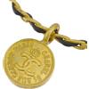 CHANEL Bracciale Chanel Coco Mark medaglione moneta ciondolo bracciale GP oro nero