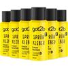 got2b Freeze - Vernice spray per capelli, tenuta 6 (6 x 100 ml), spray per capelli 72 ore, per acconciature ultra forti, senza incollare o seccare, fissa fino al prossimo lavaggio dei capelli