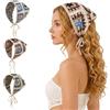 ZODVIX 3 Pezzi Bandana Donna per Capelli all'Uncinetto, Foulard Capelli Donna Triangolare in Stile Boho, Bandane Donna Vintage per Mare ed Estate, Fascia Bandana Donna Elegante e Traspirante