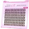 VEYESBEAUTY Ciglia Finte Kit Marroni fai da te Extension Dreamy 14mm | Newbie's Five-Second Ciglia Finte Ciuffetti Naturali e Sottili Ciglia Colorate Lash Clusters Ciuffetti Ciglia Finte