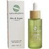NATURALSPHERA Olio di Argan puro dal Marocco | NATURALE 100% biologico | arricchito di Vitamina E | antirughe viso | corpo capelli barba cuticole - anti smagliature e nutriente - 50 ml | made in Italy