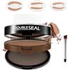 BUTBU Timbro per Sopracciglia, Sopracciglia Make Up, Bicolore, 03 | con Specchio, Funge da Ombretto e Contour, per Lavoro, Feste. Colori Ricchi, Ottimo Regalo per Amici e Familiari