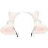 blloocod Fascia per capelli con orecchie di agnello per spettacoli teatrali in maschera, accessorio moda donna- Arancione Rosa Bianco
