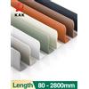 KAK Morandi Colore Manopole e maniglie per mobili nascoste Maniglie per porte dell'armadio da cucina in lega di alluminio Maniglia per mobili lunga Hardware