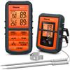 TempPro ThermoPro TP-08C Termometro per Carne e Alimenti con Doppia Sonda e Retroilluminazione, Wireless 150M, per Barbecue e Cucina