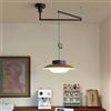 HomeLover Lampadario a bilanciere Lampada a sospensione UFO pieghevole a LED per sala da pranzo Ristorante Cucina Decor Lampada a sospensione retrattile minimalista