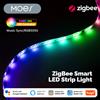 MOES Tuya ZigBee Smart LED Light Strip RGB5050 Controller Party Music Sync 16 milioni di colori che cambiano funzionano con Alexa GoogleHome