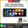 Junsun Carplay 1 Din 6.86 '' Autoradio Multimediale Lettore MP5 Android Auto Universale Stereo Bluetooth Specchio Link USB Tipo-C FM
