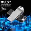 OUIO Chiavetta USB ad altissima velocità 3.2 Chiavetta USB ad alta velocità da 128 GB USB 3.2 Chiavetta USB ad alta velocità 64 GB 32 GB 16 GB 8 GB Chiavetta USB con penna in metallo 3.2